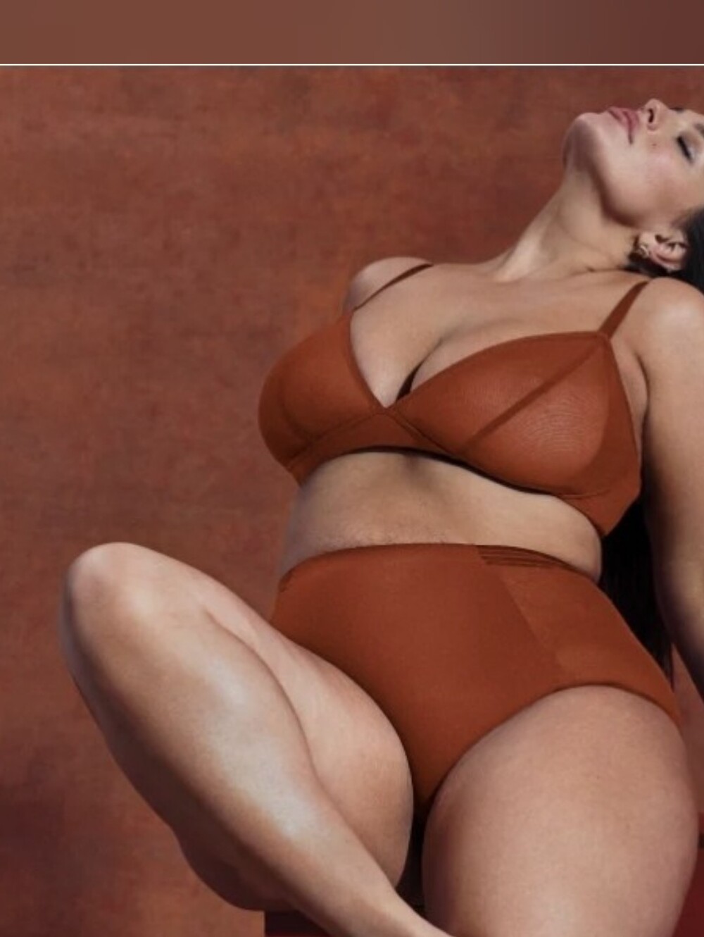 Knix X Ashley Graham Wire-Free Mesh Bra